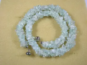 NEU: Collier - Kette Aquamarin Brasilien, 925 Silber Verschluss