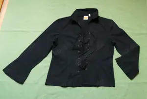 Bluse langarm schwarz 152