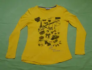 Langarm-Shirt senfgelb 158
