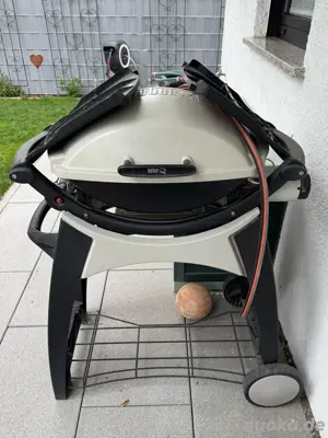 Weber Gasgrill Q2xxw (inkl. Gasflasche und Abdeckhaube)e