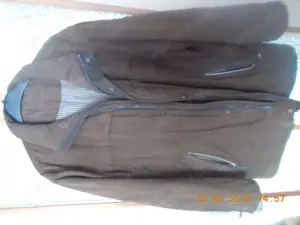 BELLASOFT Langjacke Herren Gr. 50 braun, Wildlederoptik Bild 3