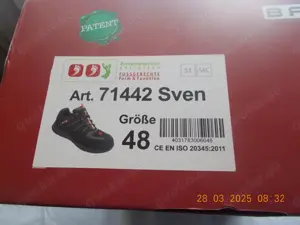 NEU!! BAAK Sicherheitsschuhe S1 SRC Sven Schwarz Gr. 48 Bild 7