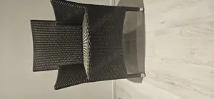 Möbelset Rattan, 5 Stühle und ein Zweisitzer 