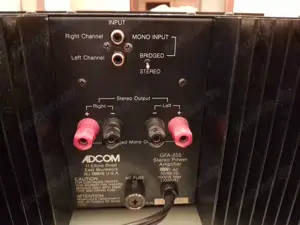 ADCOM GTP 500 + GFA 555 Endstufe Bild 5