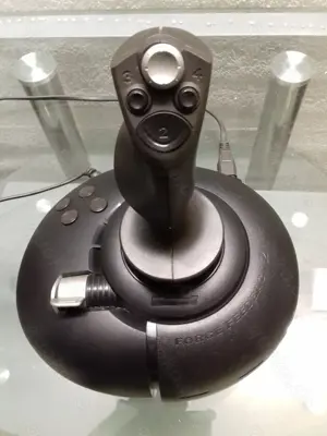 Microsoft Sidewinder Force Feedback 2 PC Joystick USB Controller GUTER ZUSTAND !