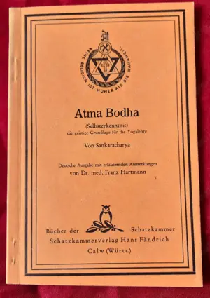 Atma Bodha   Sebsterkenntnis die geistige Grundlage für die Yogalehre