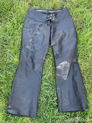 Motorradhose Leder Damen Gr40