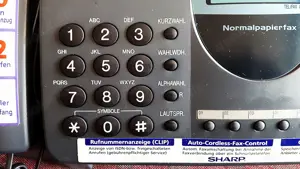 Sharp UX 310 Normalpapier Tele Fax m. 2 Ersatz Druckfolien UX 3CR TOP-Zustand Bild 3