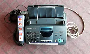 Sharp UX 310 Normalpapier Tele Fax m. 2 Ersatz Druckfolien UX 3CR TOP-Zustand Bild 5