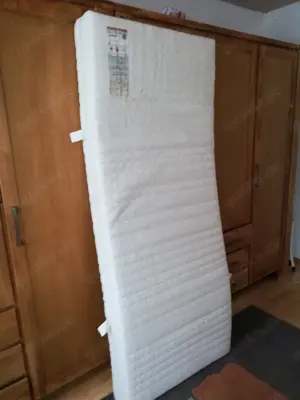 ZU VERSCHENKEN: 7-Zonen-Kaltschaum-Matratze 80x200x16cm, mit Baumwollbezug 19cm, neuwertig