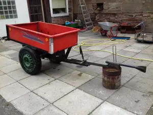 Husqvarna 275 Anhänger Rasentraktor Einachser Einachsschlepper