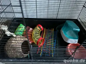 Nagerkäfig Hamster Käfig mit Röhren Bild 3