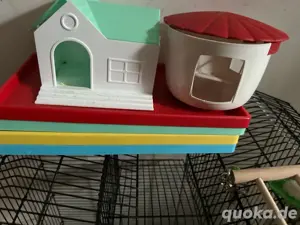 Nagerkäfig Hamster Käfig mit Röhren Bild 2