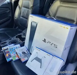 Hallo zusammen. Hier steht eine Playstation 5 zum Verkauf.