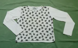 Langarmshirt S. Oliver wollweiß 140
