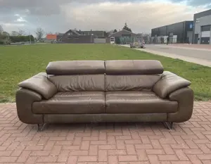 KOSTENLOSE LIEFERUNG Henders & Hazel Echtleder 3-Sitzer-Sofa