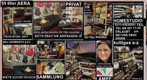 Suche 50 60 70er trödel phono musikalien inventar kultiges alles