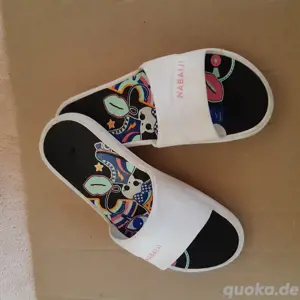 Nabaiji Bade Schuhe Gr.35 36 22-22,5 cm 3,5-4 Latschen Wasserschuhe 