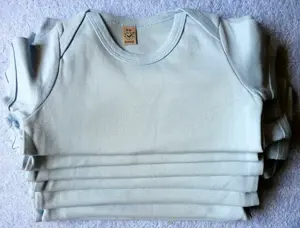 Baby Organic Lap T-Shirt"EarthPositive" blau, Größe 6-12 Monate
