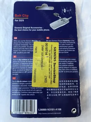 Gürtelclip für Siemens Handy S25 -OVP- Bild 2