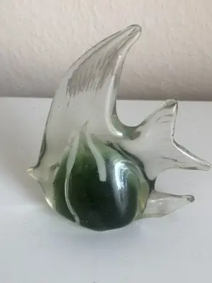 Glas Kunst Engel Fisch im Murano Stil -Sammlerstück- Bild 3