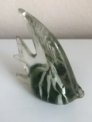 Glas Kunst Engel Fisch im Murano Stil -Sammlerstück- Bild 2