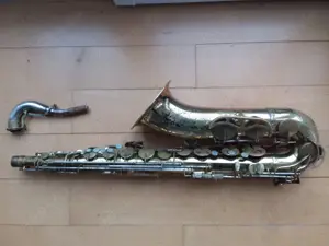 Theonorsaxophon King Super 20 silver neck Rarität 1950