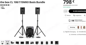 The Box CL 108 115 MKII Musikanlage PA Bild 2