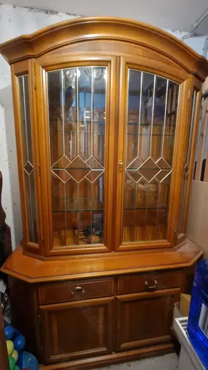 Wohnzimmerschrank Vitrine