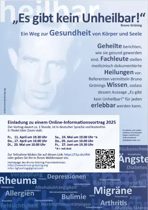 Geheilte berichten über einen einfachen und natürlichen Weg zur Gesundheit.