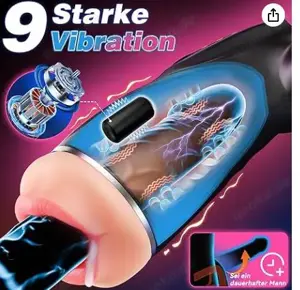 Männer Masturbator APP-Steuerung 9 Vibration Saugen 3 Liner Sex Spielzeug Vagina Blowjob Anal Bild 4
