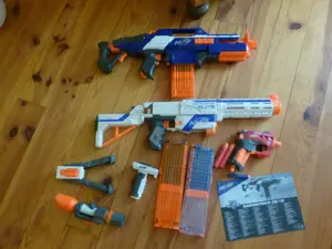 Nerf Elite Retaliator, Nerf Rapidstrike CS 18 , Nerf Bigshock