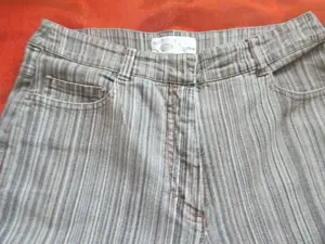 NEU Marlene Style Streifen Jeans Hose Kenny S. Modell: PIA Gr. 36 S braun Töne