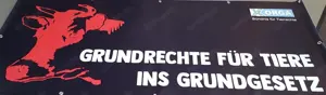 Kundgebung: Die Würde des Tieres ist unantastbar - Grundrechte für Tiere ins Grundgesetz!