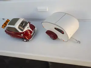 Isetta mit Wohnanhänger  1:18 OVP  REVELL