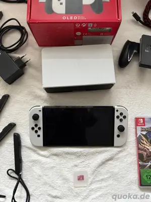 Nintendo Switch OLED-Modell HEG-001 64GB Handheld-Spielekonsole - Weiß