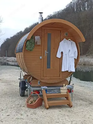 Mobile Sauna   Fasssauna zu vermieten Wellness Erholung für zu Hause etc.
