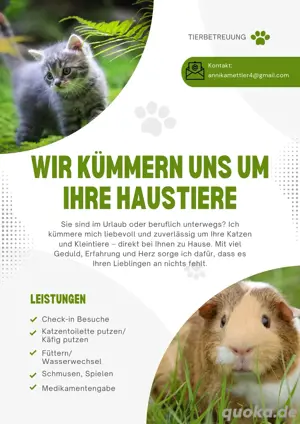 Katzen- und Kleintierbetreuung