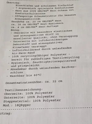 wegen Fehlkauf zu verschenken