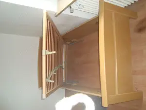 bett 1x2 meter, lattenrost hochklappbar, zerlegbar Bild 6