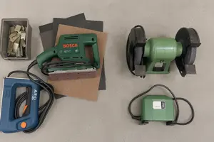 3 gebrauchte Elektrowerkzeuge im Set   Bosch, AEG, Top Grinder