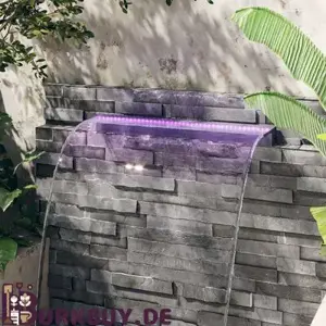 Wasserfall Element aus Acryl mit RGB LEDs (Verschiedene größen)