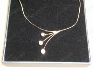 Collier - Kette 585 Gold mit 3 Brillanten 0,22 Carat Bild 7