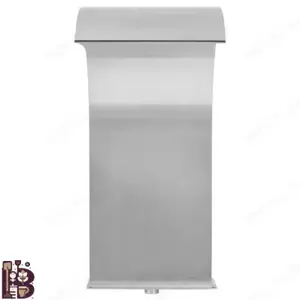 Poolelement   Schwalldusche aus Edelstahl 45x30x65cm Silbern Bild 3