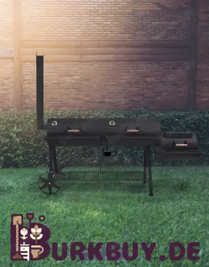 Holzkohle Grill und Smoker
