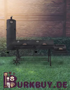 Holzkohlegrill   Smoker mit Ablage