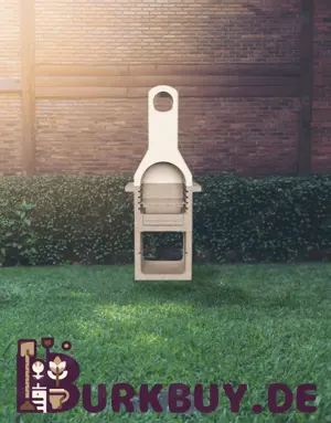 Holzkohle-Grillkamin aus Beton mit Rauchabzug