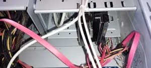 Alter PC Gehäuse 2 Festplatten Win10 Netzteil Grafikkarte Mainboard Prozessor DVD 4GB RAM Bild 5
