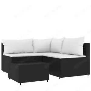 Garten-Lounge   Gartensofa 4Teilig aus Poly Rattan (Verschiedene Farben) Bild 5