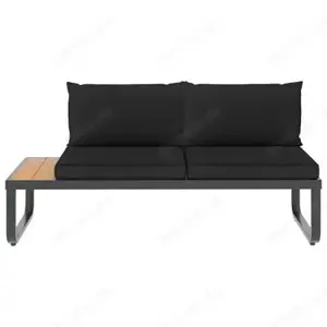 Garten-Lounge-Set aus Aluminium & WPC (4Teilig) Bild 4